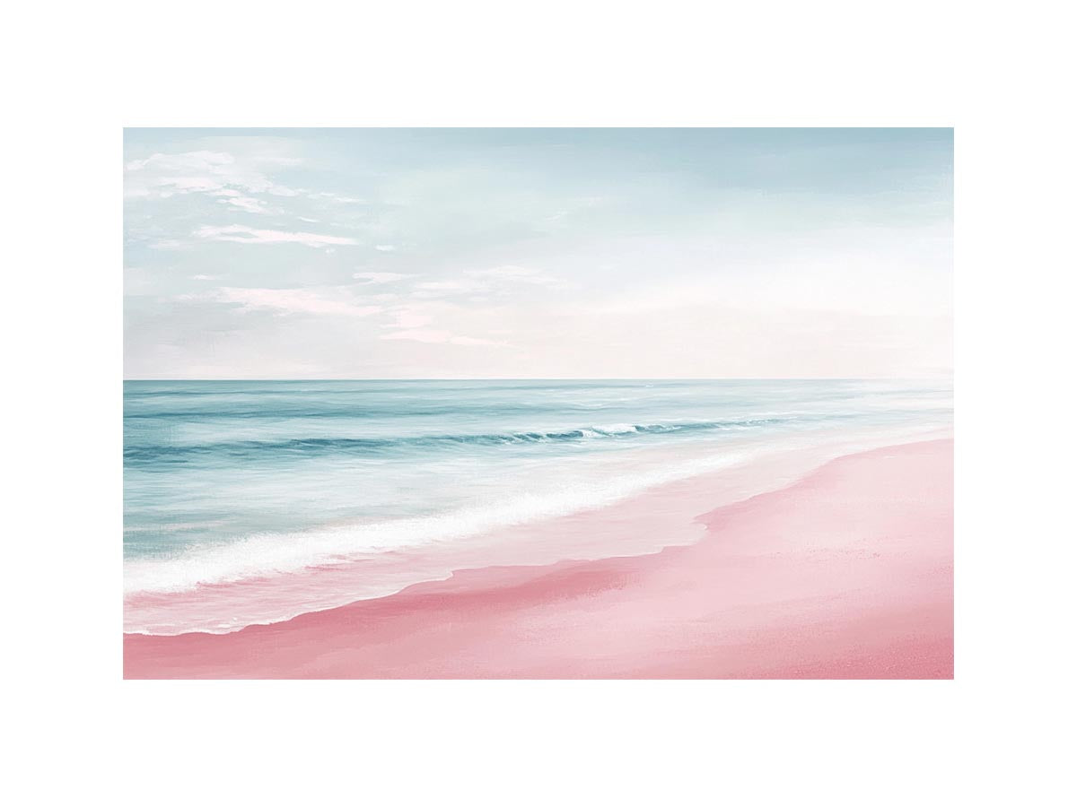 Soft Pink beach Painting