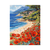 Poppies Beach Painitng