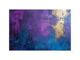 Abstract Purple Gold Painting