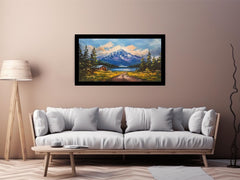 Beautiful Mountain Lake Painting