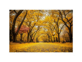 Autumn Tress Beautiful Yellow Forest Painting