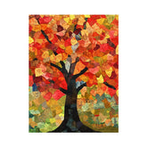 Beautioful river Landscape forest Painting