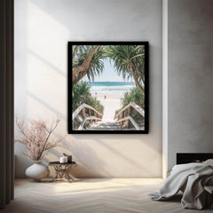 Beach Path Photography Art Print