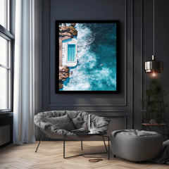 Beach Pool Beach Painting