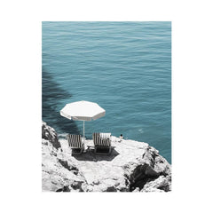 Beach Chairs Photography Art Print
