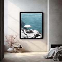 Beach Chairs Photography Art Print