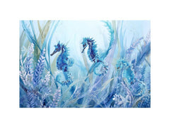 Seahorses Painting