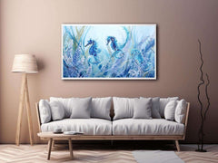 Seahorses Painting