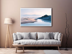 Whispers of Minimalist Abstract beach Painting