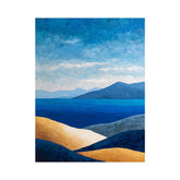 Blue landscape Abstract Painting
