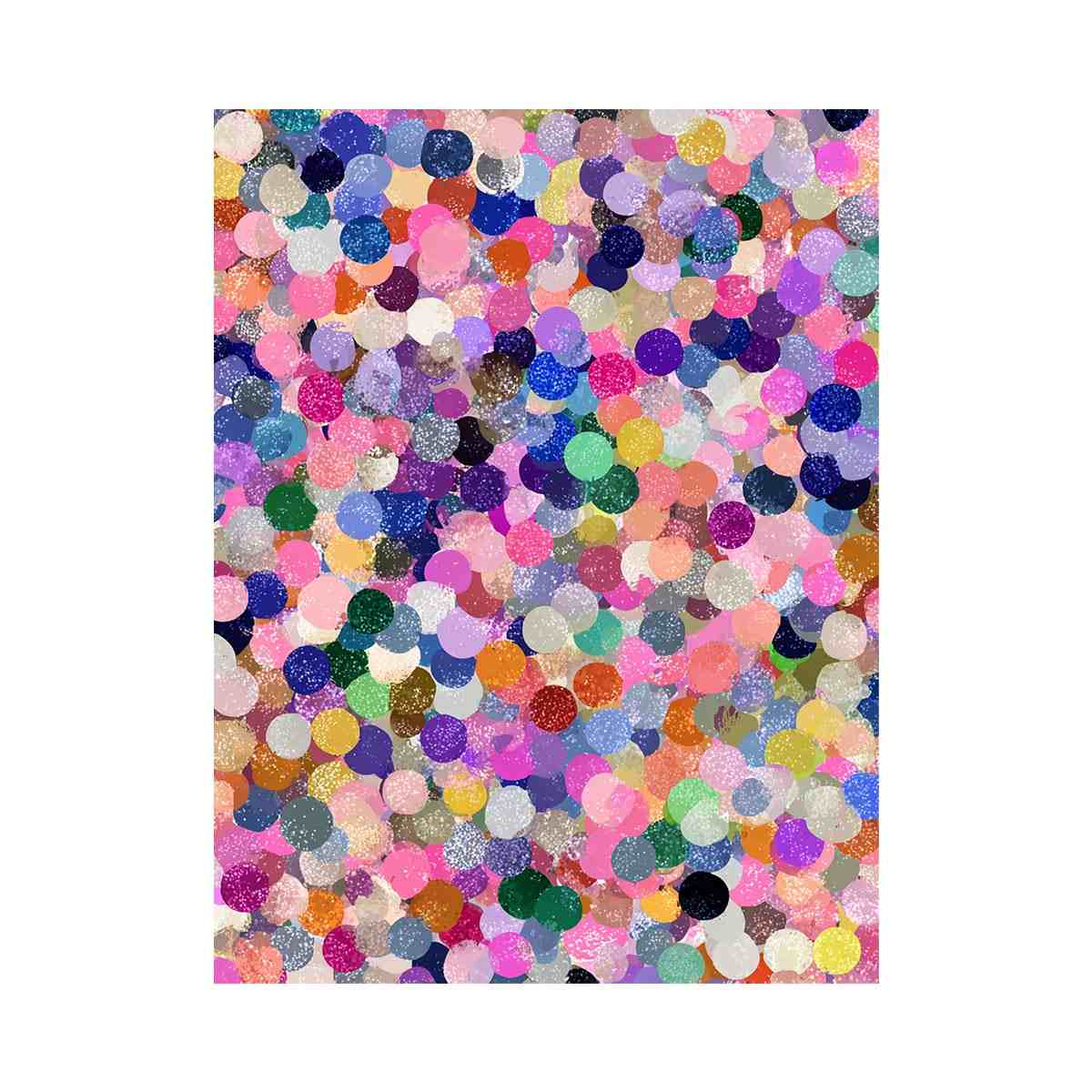 Abstract Circles Dot Painting