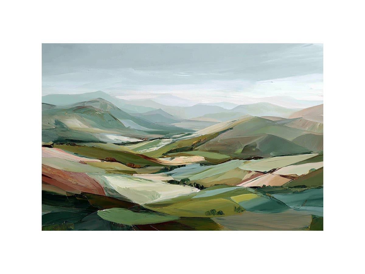 Fields of Quiet Earth Dot Painting