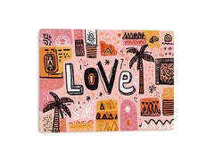 Palm Shadows, Heartbeats Love Painting