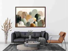 Minmalist Japandi Geometric Art Painting