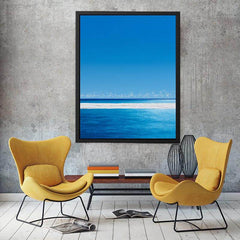 Azure Serenity Abstract Art Painting