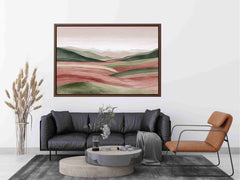 Pastel Sage Abstract landscape Painting