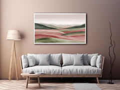 Pastel Sage Abstract landscape Painting