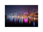 Brisbane City Night Painting