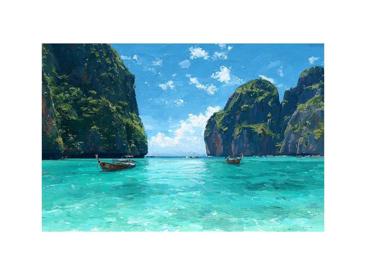Phi Phi Island Thailand Painting