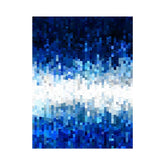 Abstract Pattern Blue Painting