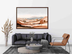 Gentle Dunes Abstract Desert landscape Painting