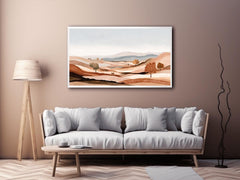 Gentle Dunes Abstract Desert landscape Painting