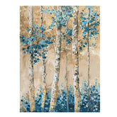 Birch Trees Beige Painting