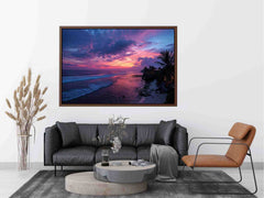 Bali Sunset Canvas Art Painting