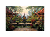 Bali Garden Canvas Art Painting