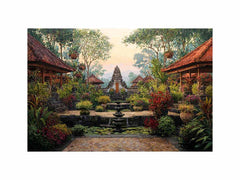 Bali Garden Canvas Art Painting