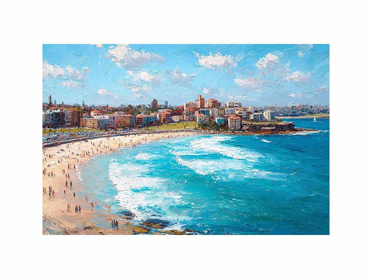 Bondi beach Canvas Art Painting