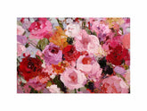 Abstract roses Pink & Red Canvas Art Painting