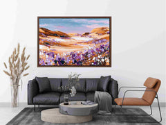 Abstract Desert Flowers Canvas Art Painting