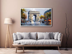 Arc De Triomphe Paris Canvas Art Painting