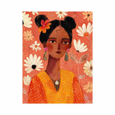 Blossomed Grace Canvas Art Painting