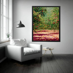 Apple orchard in spring Canvas Art Painting