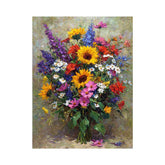 Blooming Gathering Canvas Art Painting