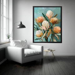 Banksia Bloom Canvas Art Painting