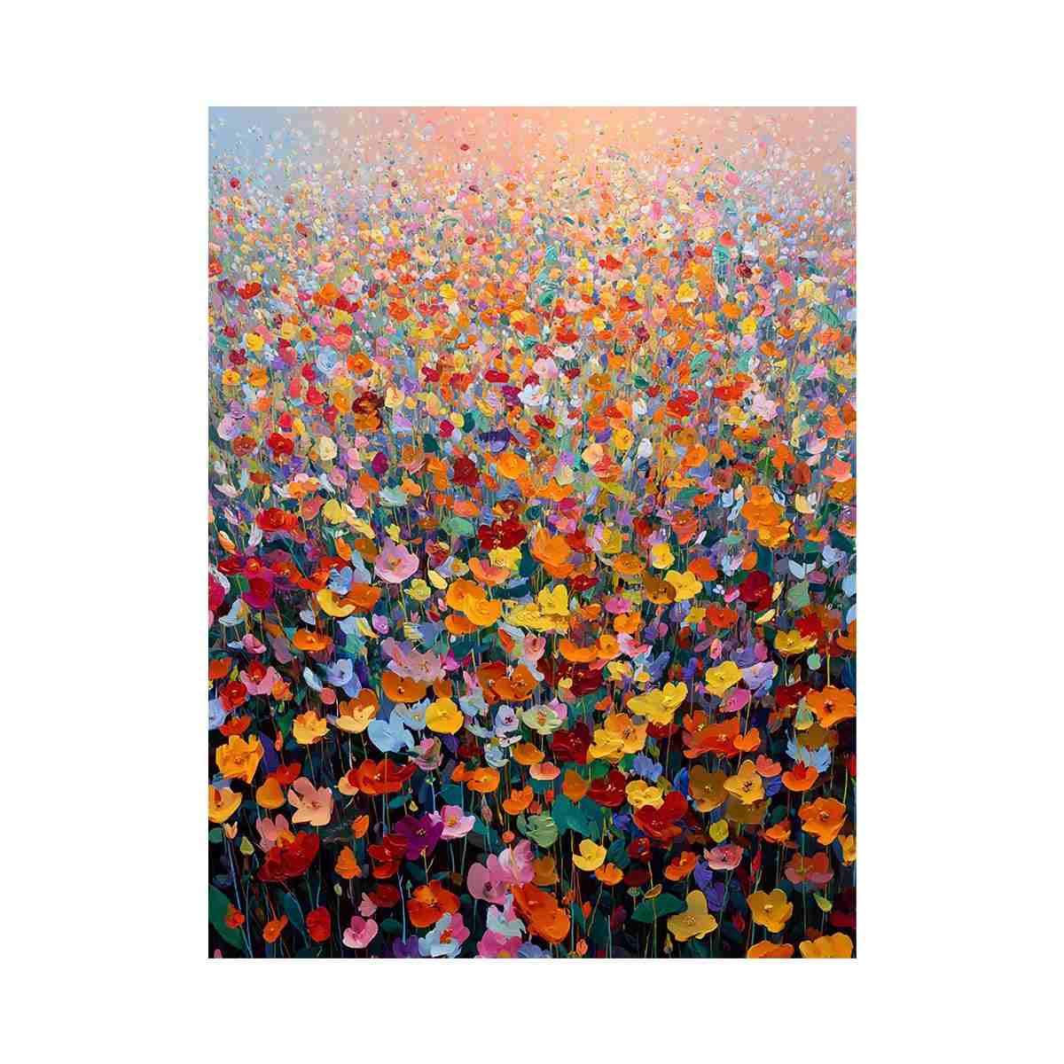 Abstract Garden Canvas Art Painting