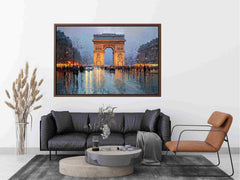 Arc De Triomphe Paris Canvas Art Painting