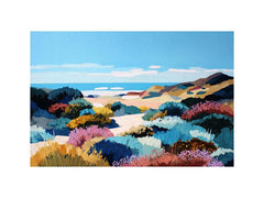 Abstract Coastal landscape Canvas Art Painting