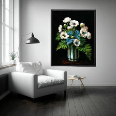 Anemone apennina: Canvas Art Painting