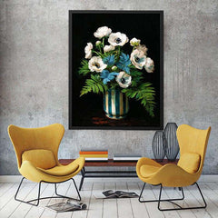Anemone apennina: Canvas Art Painting