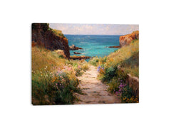 Path to beach Canvas Art Painting