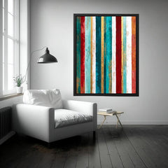 Abstract Stripes I Canvas Art Painting