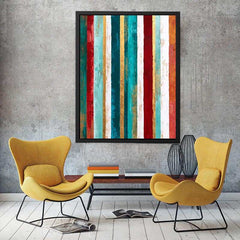 Abstract Stripes I Canvas Art Painting