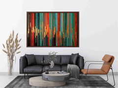 Abstract Stripes II Canvas Art Painting