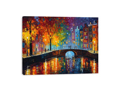 Amsterdam walk II Canvas Art Painting