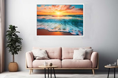Sunset Beach Canvas Print