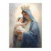 Virgin Mary Canvas Painting Print